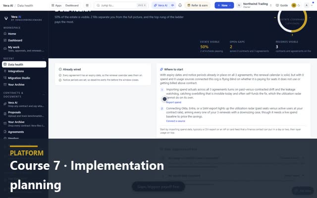 Course 7 · Implementation planning