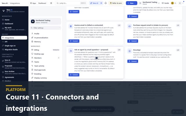 Course 11 · Connectors and integrations