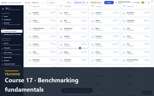 Course 17 · Benchmarking fundamentals