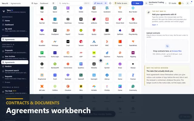 Agreements workbench