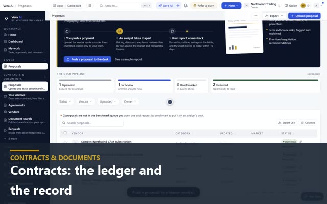Contracts: the ledger and the record