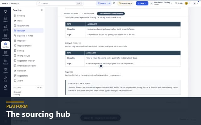 The sourcing hub