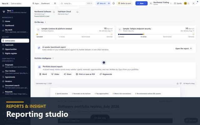 Reporting studio