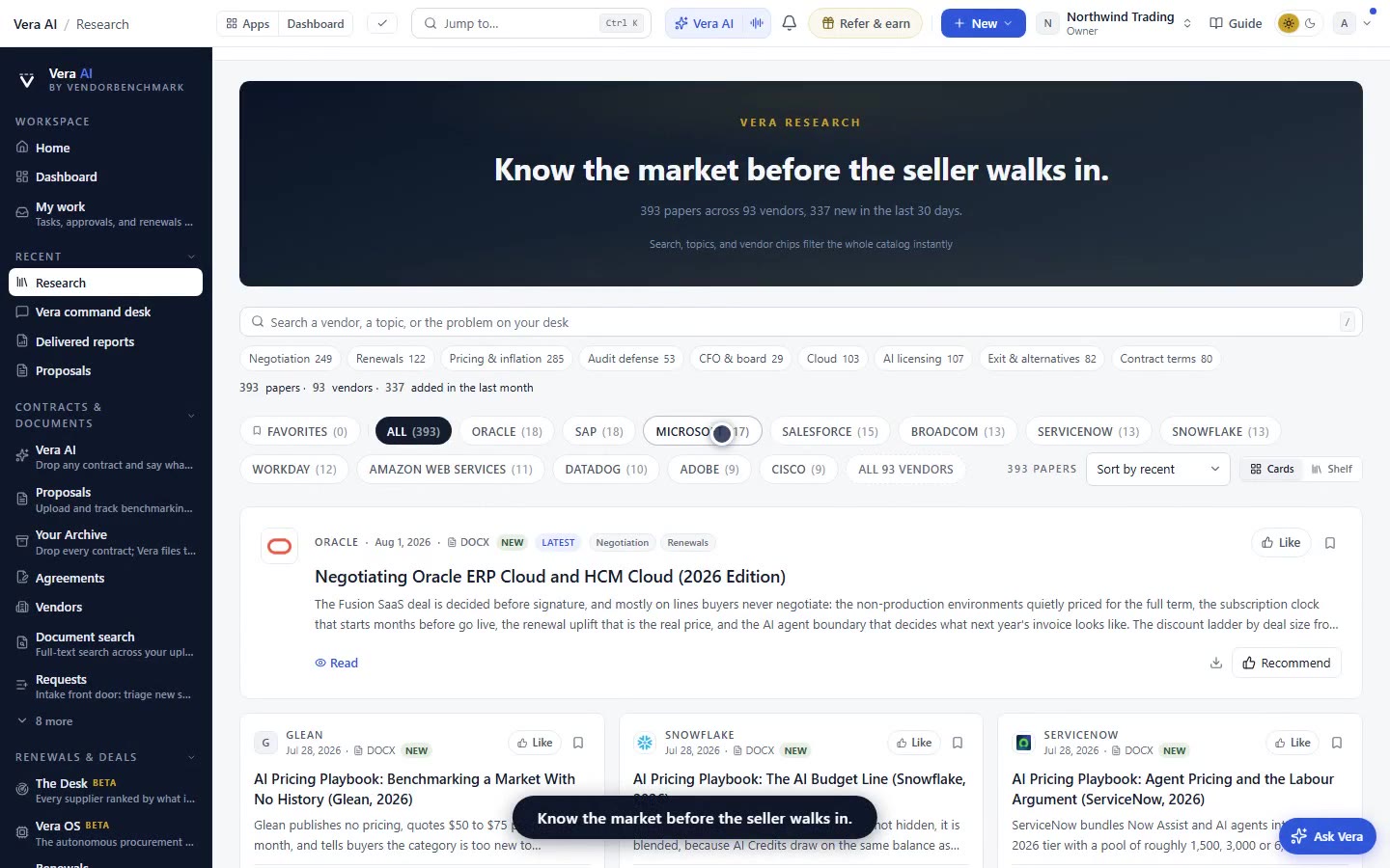Ask the market anything